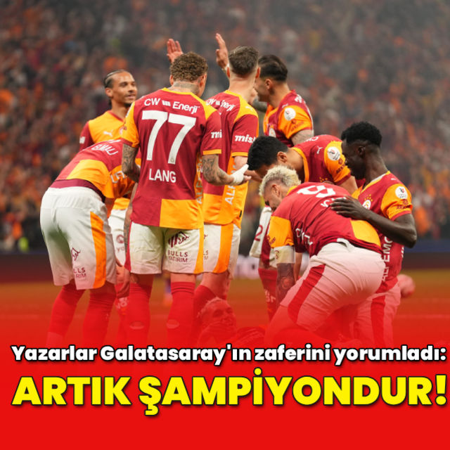 Artık şampiyondur!