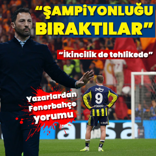 Şampiyonluğu bıraktılar