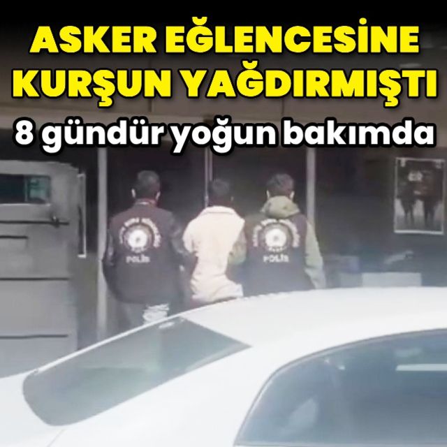 Asker eğlencesine ateş açtı