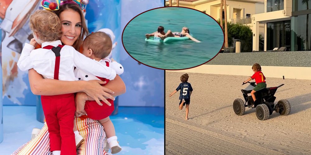 Dubai'de ailece eğlence...