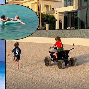 Dubai'de ailece eğlence...