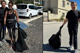 İzmir'de çöp topladılar