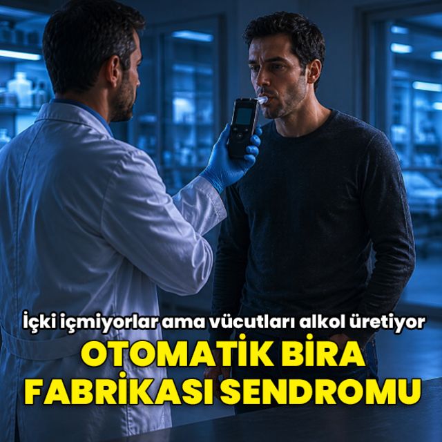 İçki içmedikleri halde vücutları alkol üretiyor