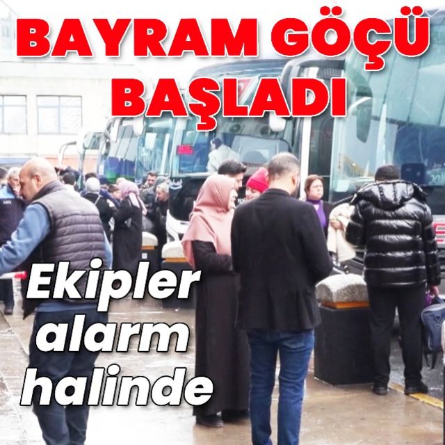 İstanbulda bayram göçü