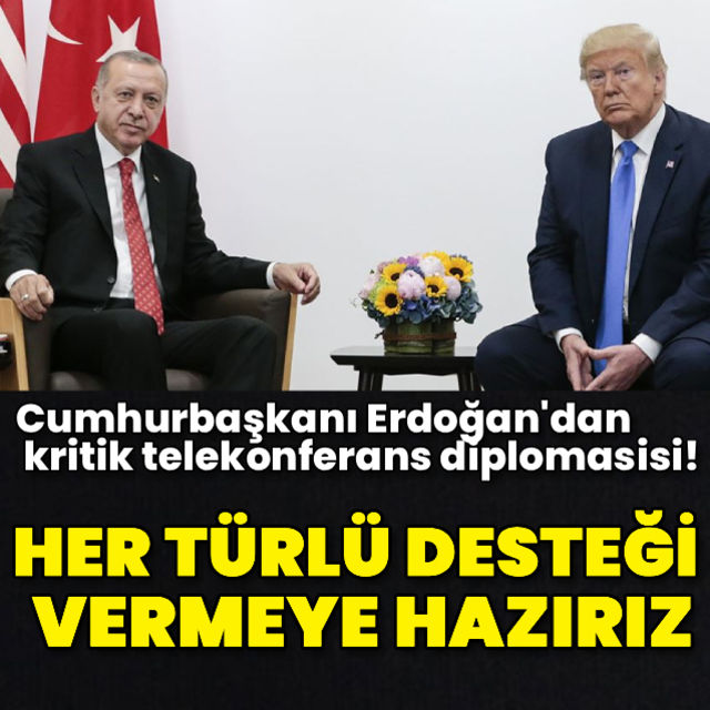 Cumhurbaşkanı Erdoğan, Trump ile görüştü