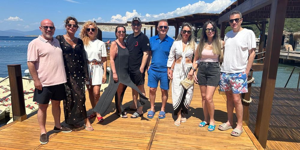 Dostlarıyla Bodrum’da Buluştu