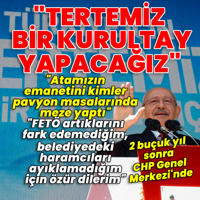 Kılıçdaroğlu CHP Genel Merkezinde