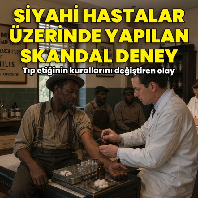 Siyahi hastalar üzerinde yapılan skandal deney