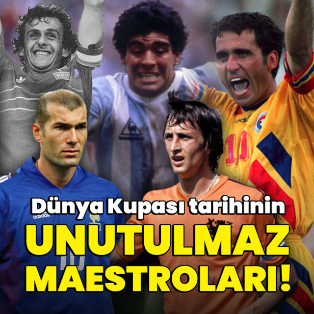 Dünya Kupasının unutulmaz orta sahaları!