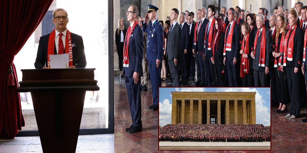 Koç Topluluğu, 100. yılında Ata'nın huzurunda...