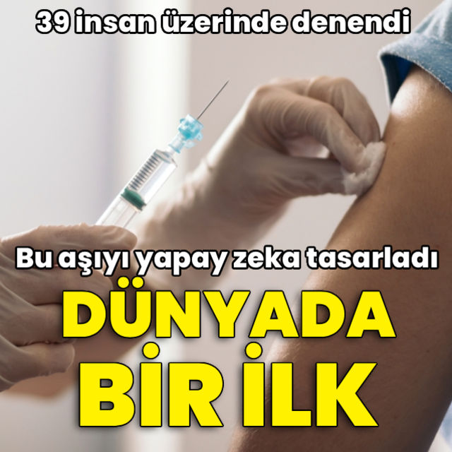 Dünyada bir ilk! Yapay zeka aşı tasarladı
