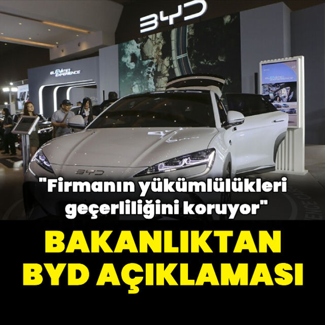 Bakanlıktan BYDye dair açıklama