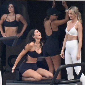 'Jenner' lüks yatta pilates yaptı