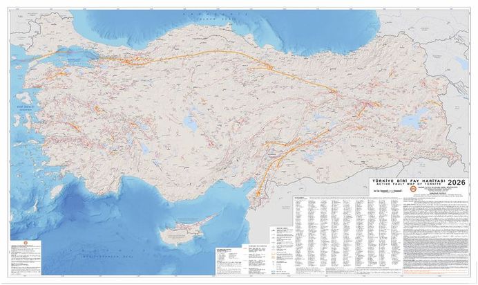 Maden Tetkik ve Arama (MTA) Genel Müdürü Vedat Yanık, MTAnın ayrıntılı saha çalışmaları ve akademik araştırmalarla sağladığı veri birikimi desteğiyle Türkiye Diri Fay Haritasının 13 yıl sonra güncellendiğini bildirdi.