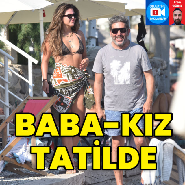 Baba-kız tatilde