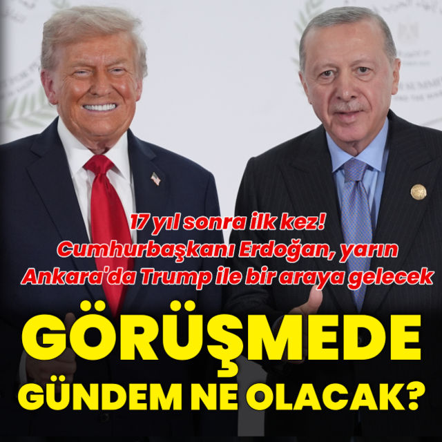 Erdoğan-Trump görüşmesinde gündem ne olacak?