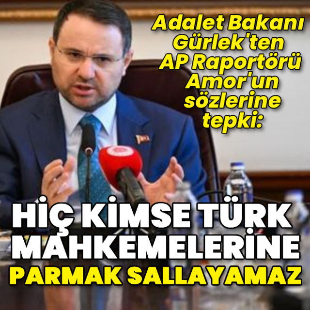 Bakan Gürlekten yargı bağımsızlığı mesajı
