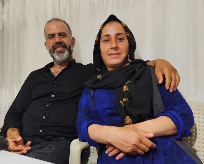 Savaş ve eşi Zehra Öztürk.