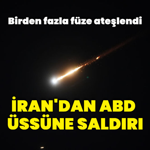 İrandan ABD üssüne saldırı