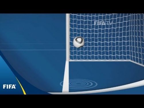 Gol çizgisi teknolojisinin ekrana yansıttığı görüntü.