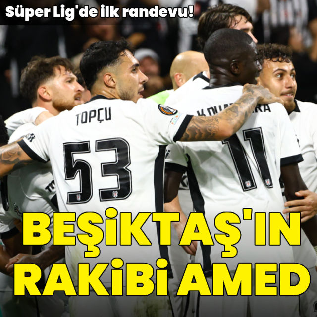 Beşiktaşın rakibi Amedspor!