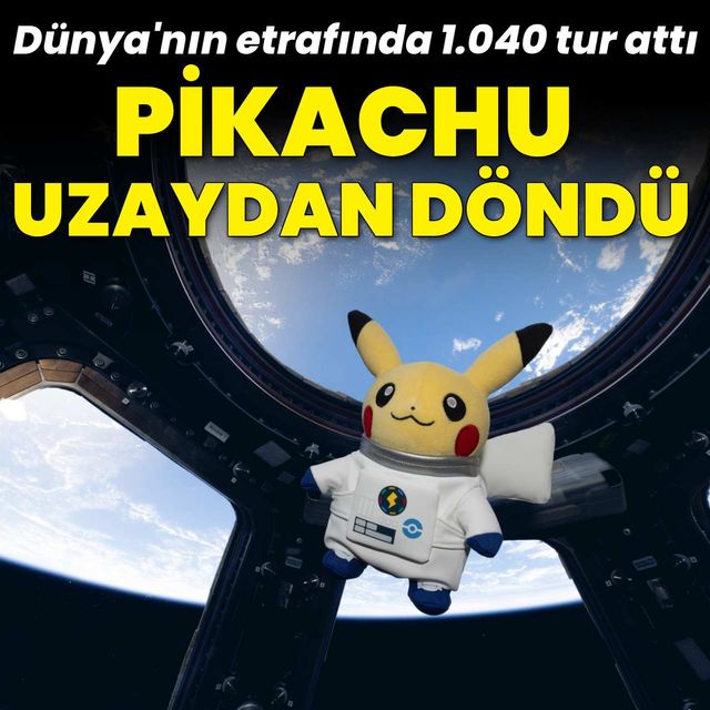Pikachu Dünya'ya geri döndü