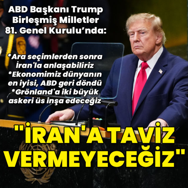 Trump: İranla seçimden sonra anlaşma yapabiliriz
