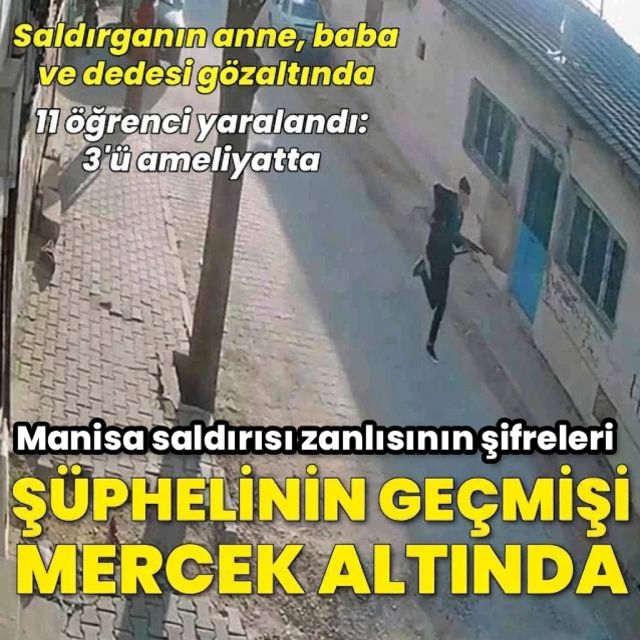 Şüphelinin geçmişi mercek altında