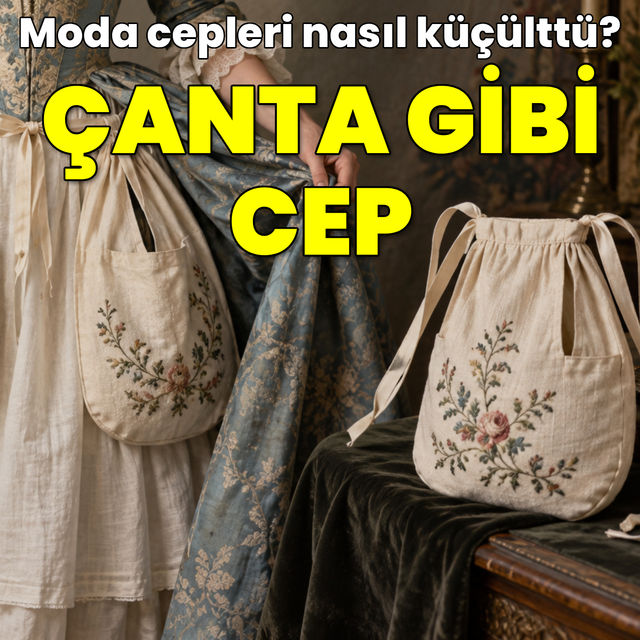 Kadınların cepleri bir zamanlar çantalardan büyüktü!