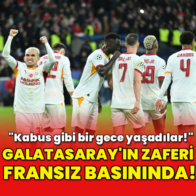 Galatasarayın Lille zaferi Fransız basınında!