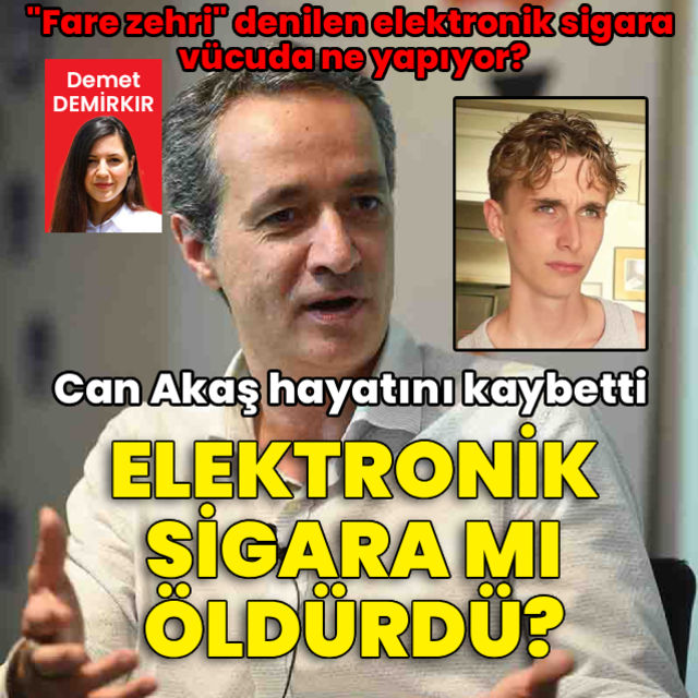 Can Yayınları Yayın Yönetmeni Cem Akaşın oğlunu elektronik sigara mı öldürdü? 
