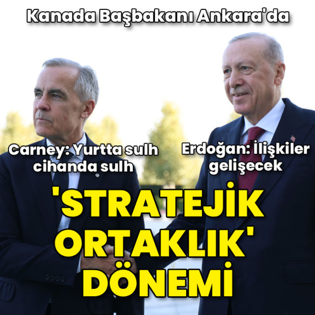 Kanada Başbakanı Carney Ankarada