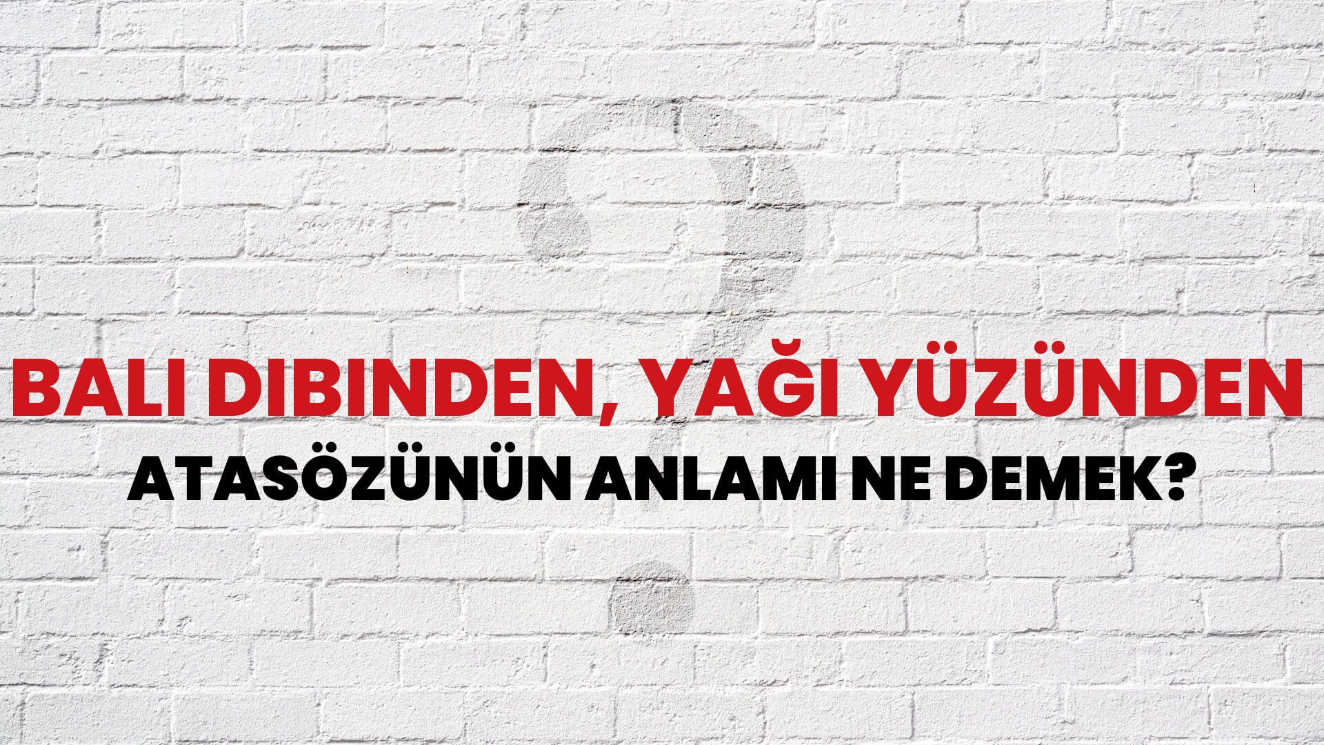 Balı dibinden, yağı yüzünden Atasözünün Anlamı Ne Demek?