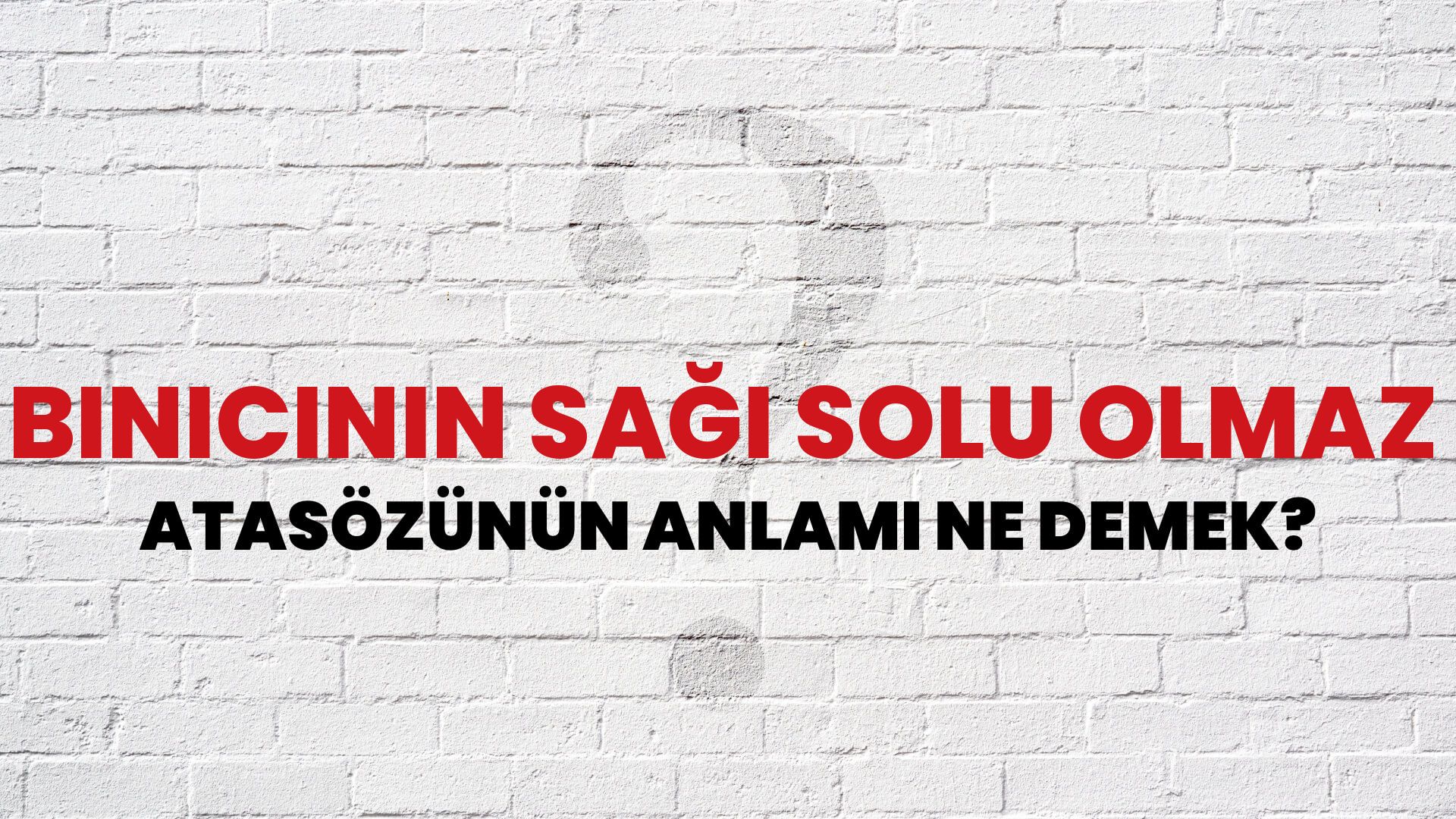 Binicinin sağı solu olmaz Atasözünün Anlamı Ne Demek?