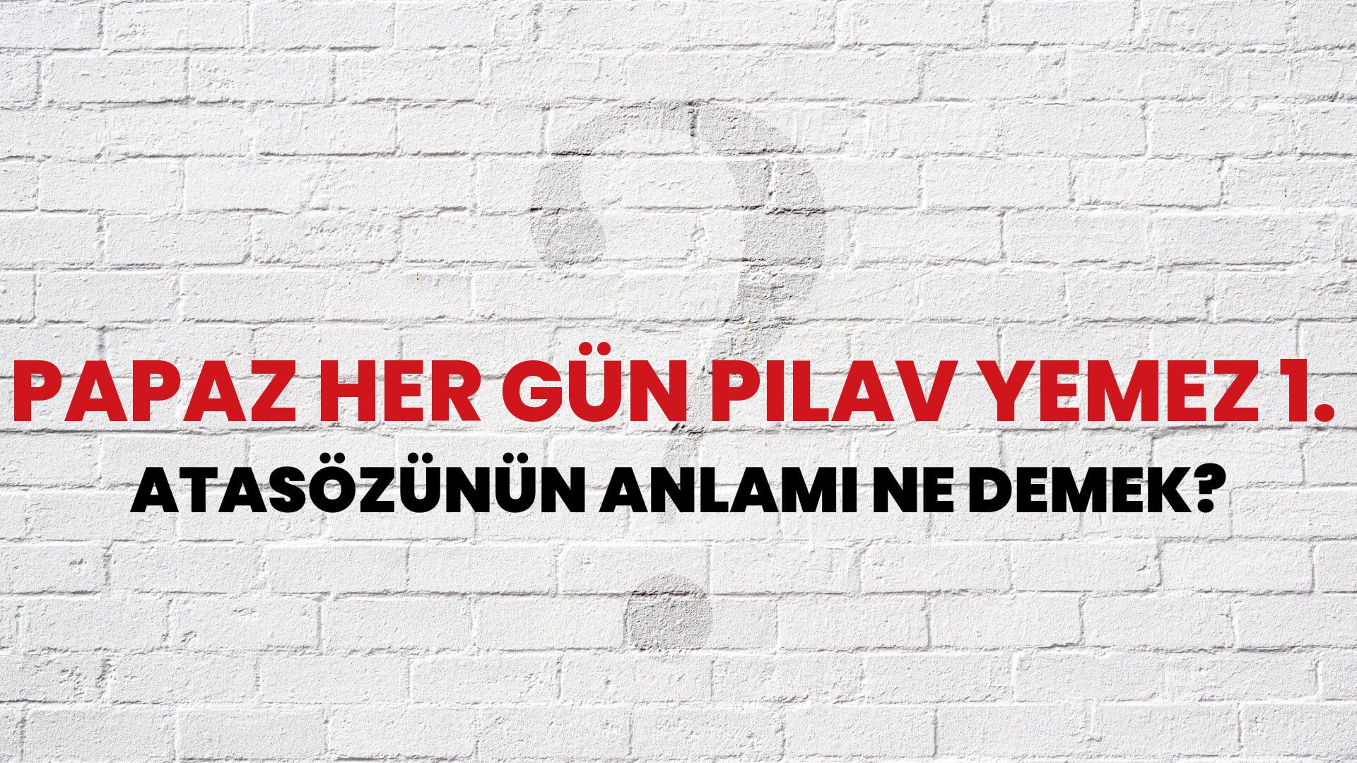 Papaz her gün pilav yemez 1. Atasözünün Anlamı Ne Demek?
