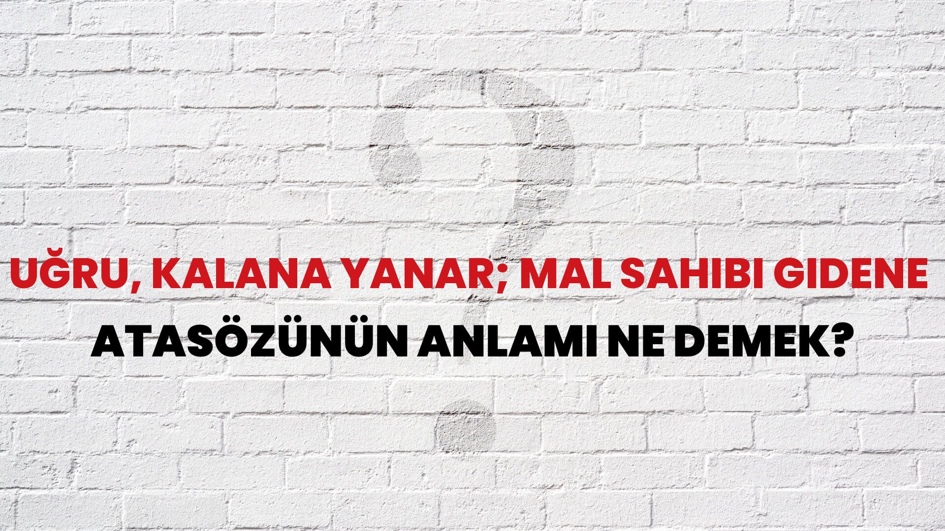 Uğru, kalana yanar; mal sahibi gidene Atasözünün Anlamı Ne Demek?