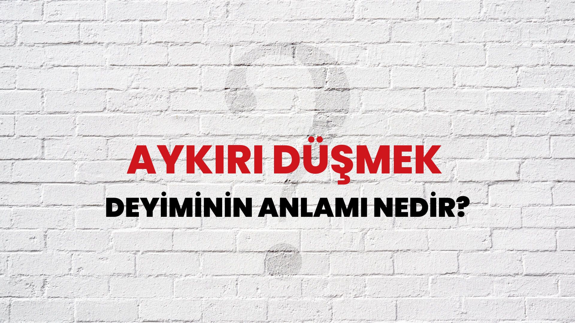 Aykırı Düşmek Deyiminin Anlamı Nedir?