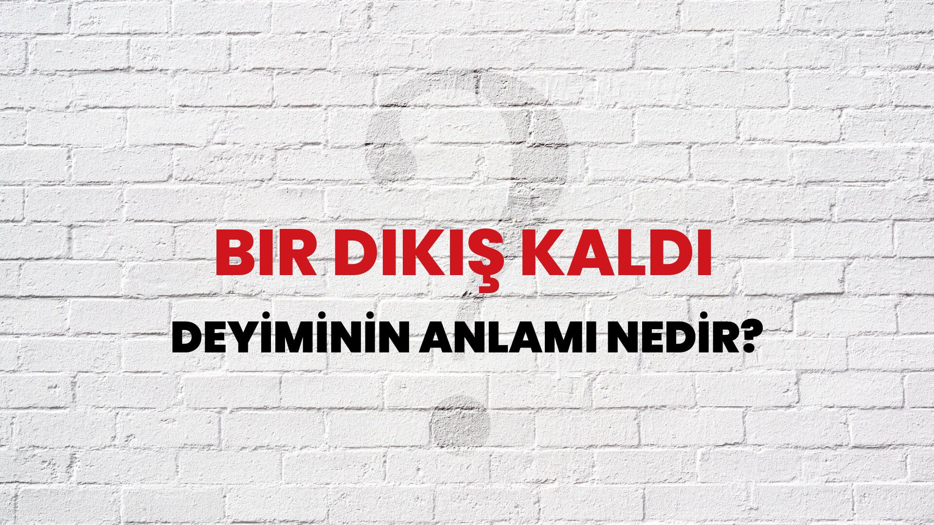 Bir Dikiş Kaldı Deyiminin Anlamı Nedir?
