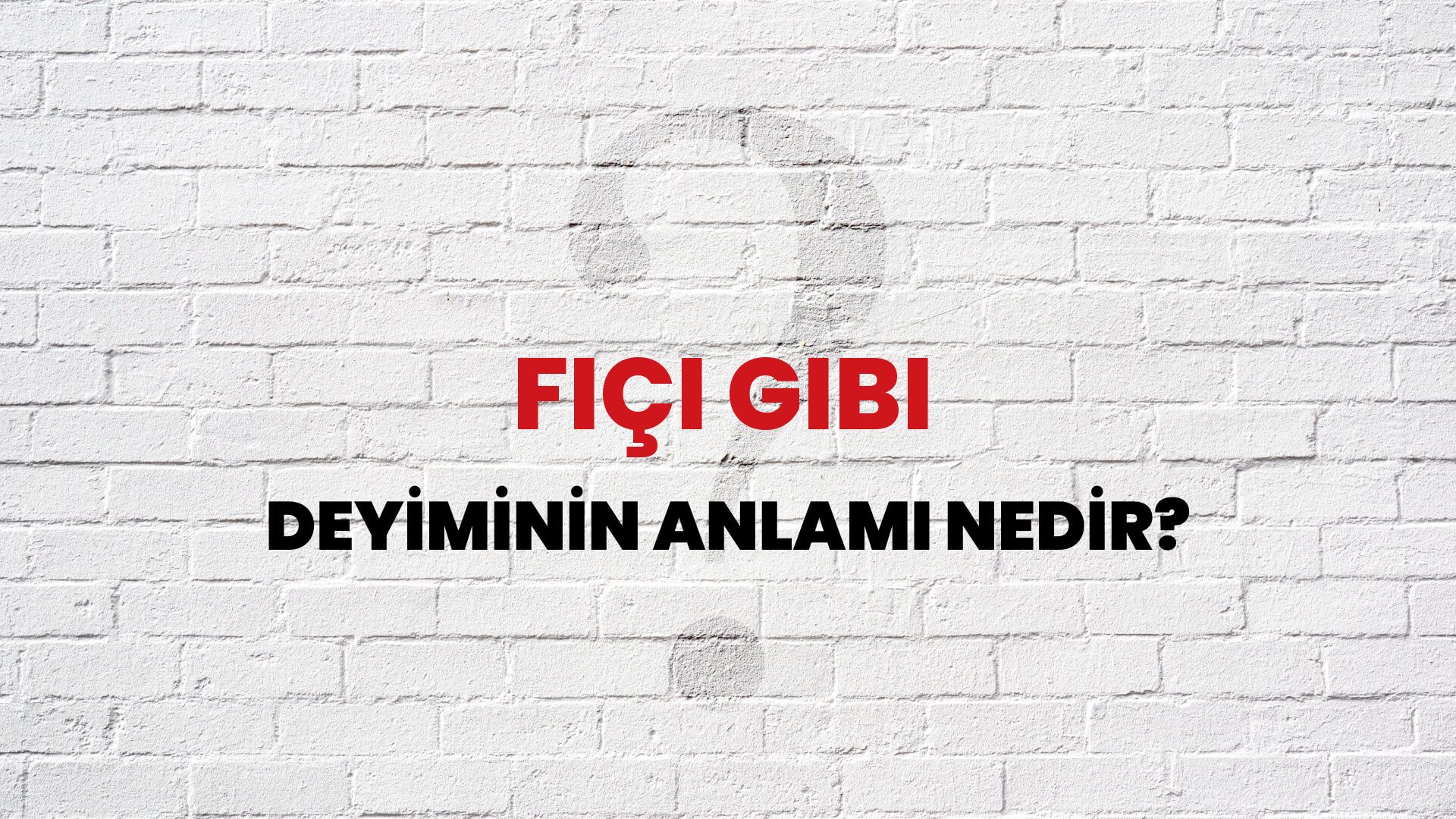 Fıçı Gibi Deyiminin Anlamı Nedir?