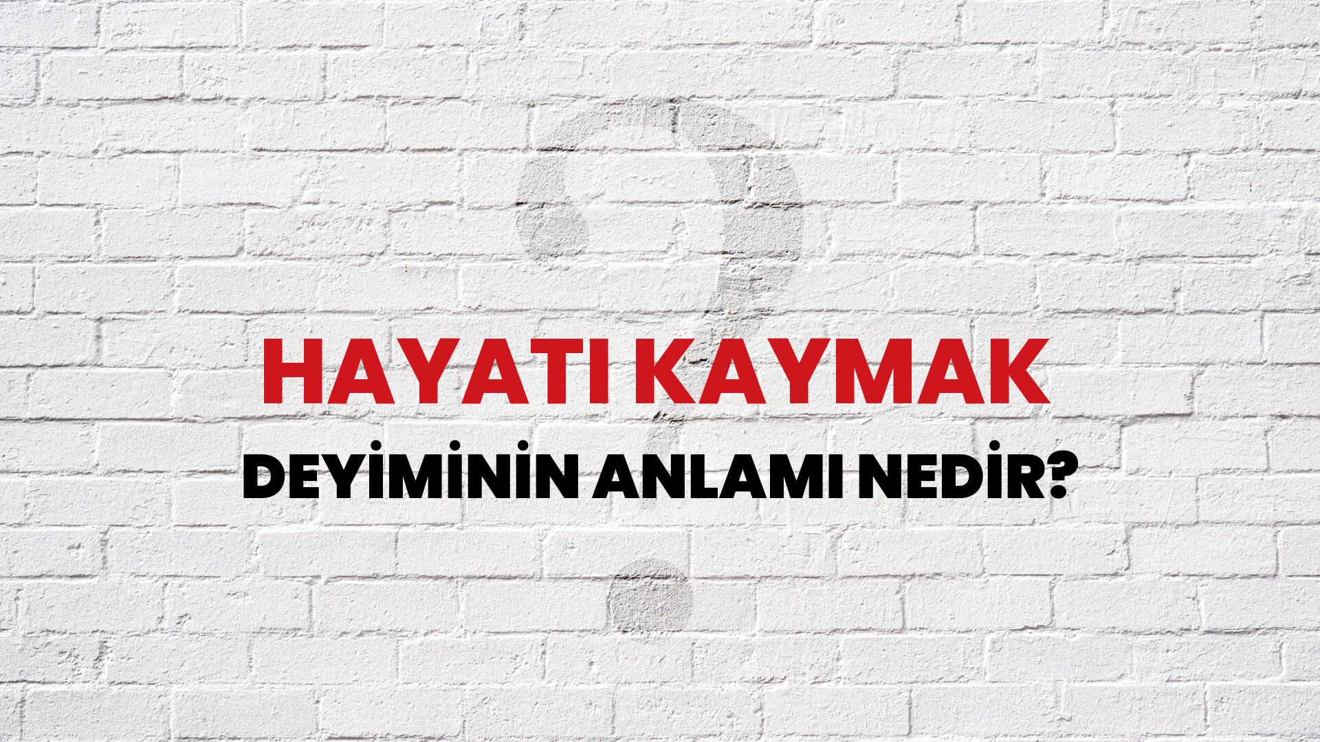 Hayatı Kaymak Deyiminin Anlamı Nedir?
