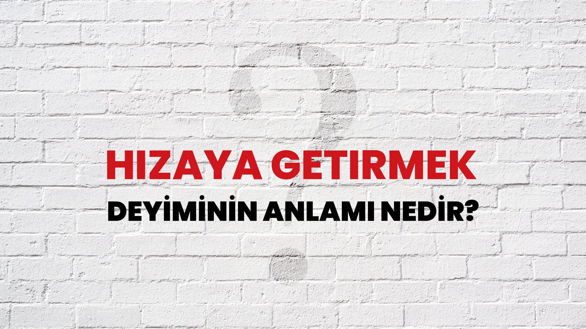 Hizaya Getirmek Deyiminin Anlamı Nedir?
