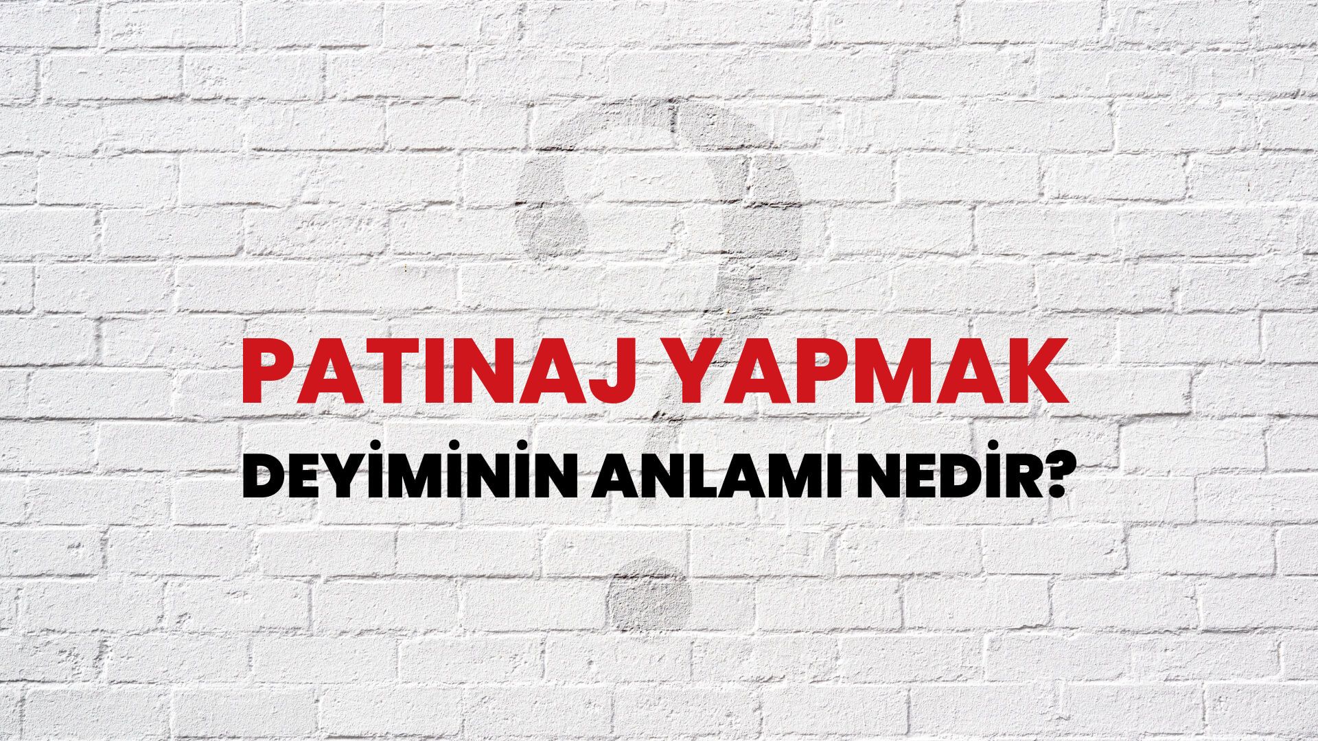 Patinaj Yapmak Deyiminin Anlamı Nedir?