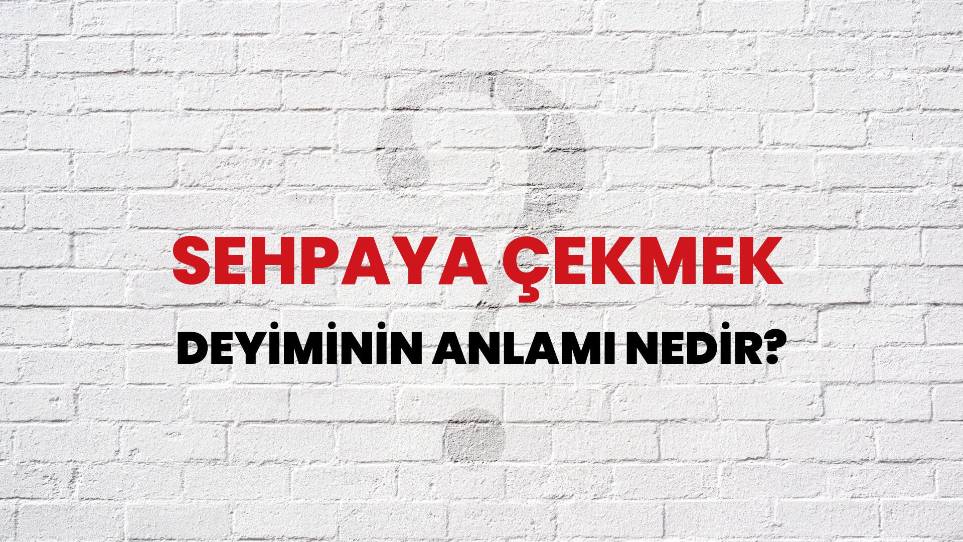 Sehpaya Çekmek Deyiminin Anlamı Nedir?