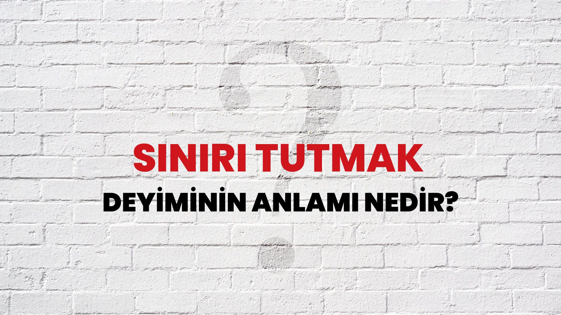 Siniri Tutmak Deyiminin Anlamı Nedir?