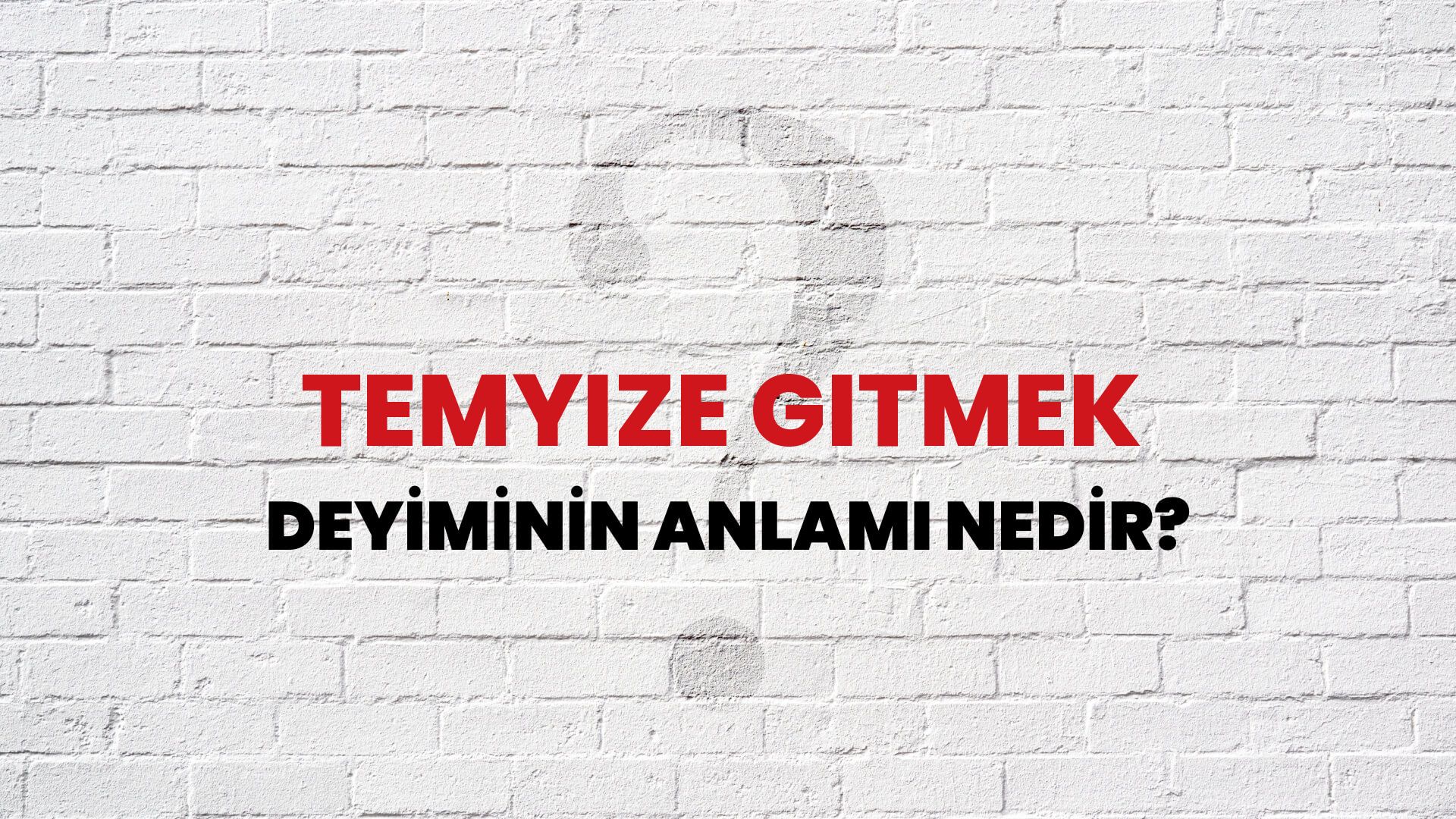 Temyize Gitmek Deyiminin Anlamı Nedir?