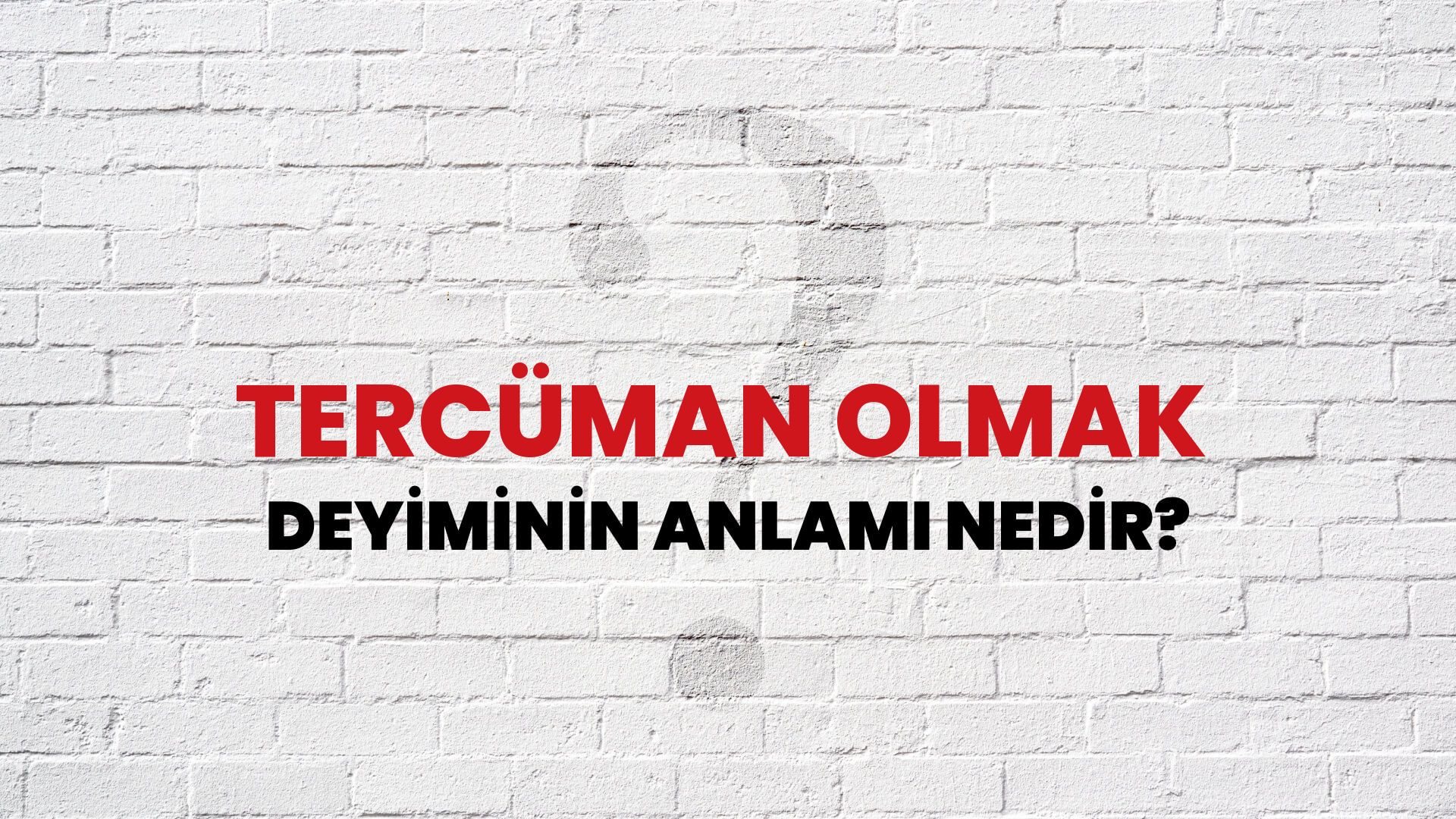 Tercüman Olmak Deyiminin Anlamı Nedir?
