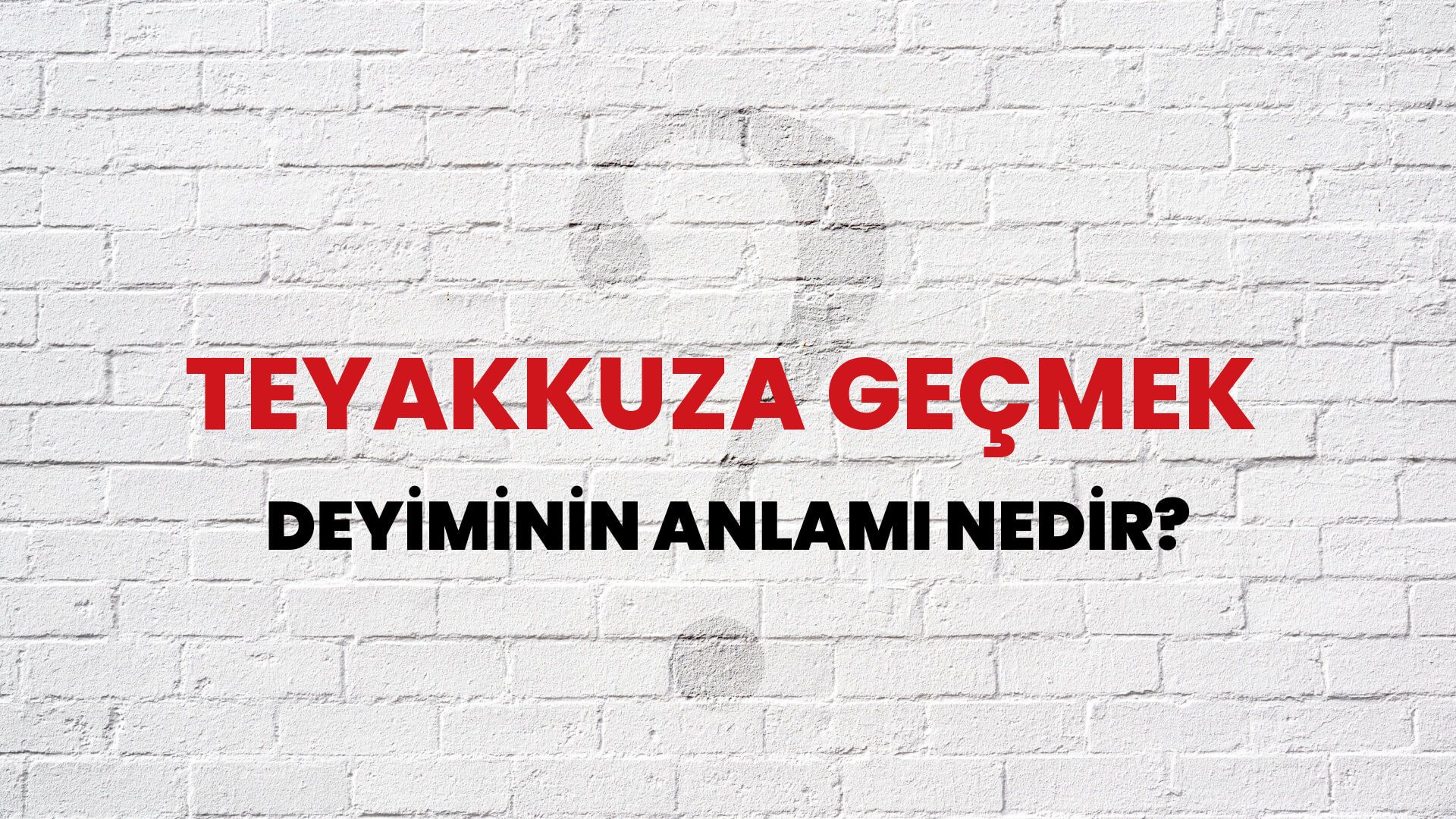 Teyakkuza Geçmek Deyiminin Anlamı Nedir?