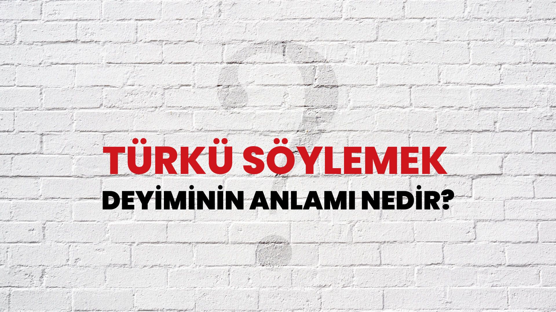 Türkü Söylemek Deyiminin Anlamı Nedir?