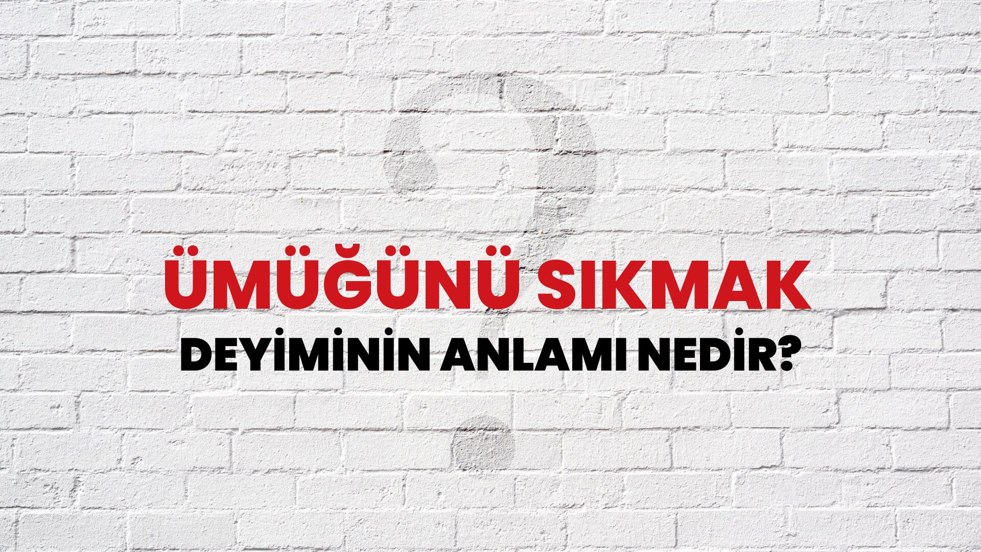 Ümüğünü Sıkmak Deyiminin Anlamı Nedir?