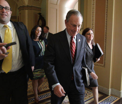 New york Belediye Başkanı ve Bloomberg News'un sahibi Michael Bloomberg